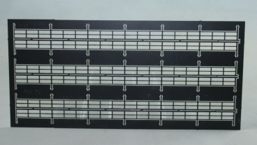 Brückengeländer 1640 x 9 x  0,5 mm Poly schwarz